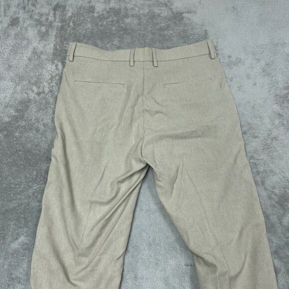 Kenneth Cole Slim Fit Performance Dress Pants Beige 32x30 a0969 - Picture 7 of 8